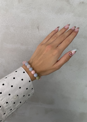 Morganit armbånd Lys Pastel By ANTHON